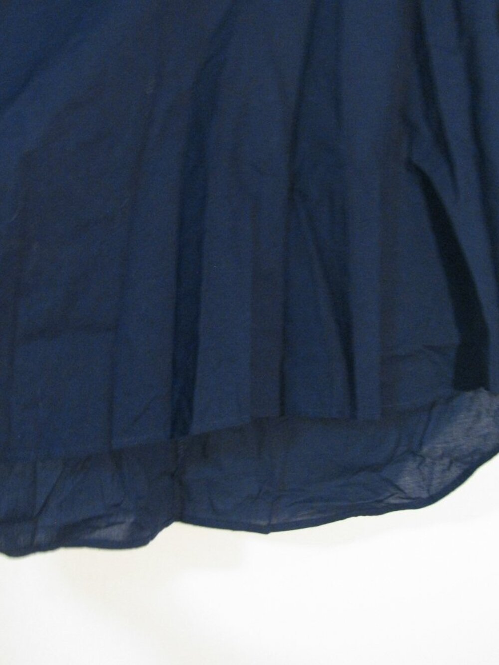 Crown & Ivy Blouse XXL NWT $59 V Neckline Full Length Sleeves Navy Blue - Picture 4 of 6